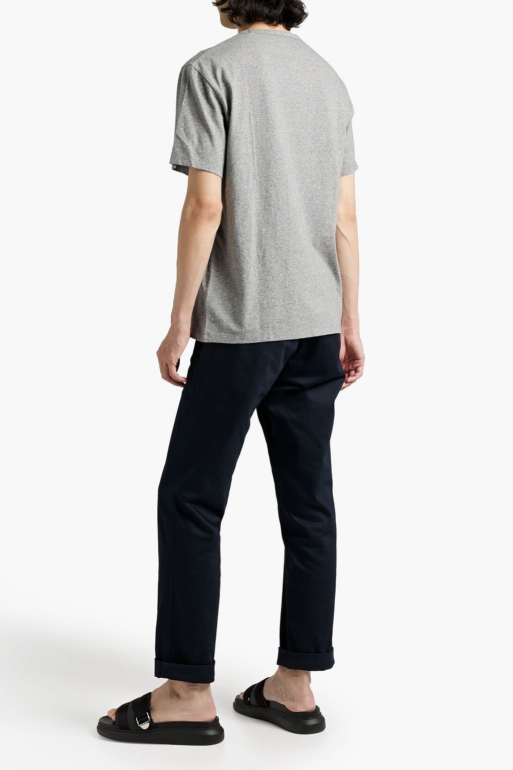 OFFICINE GÉNÉRALE Mélange cotton-jersey T-shirt