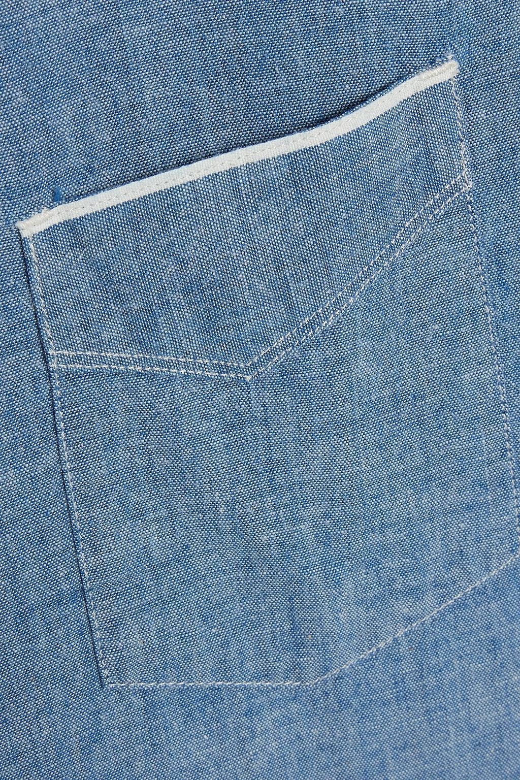 OFFICINE GÉNÉRALE Cotton-chambray shirt
