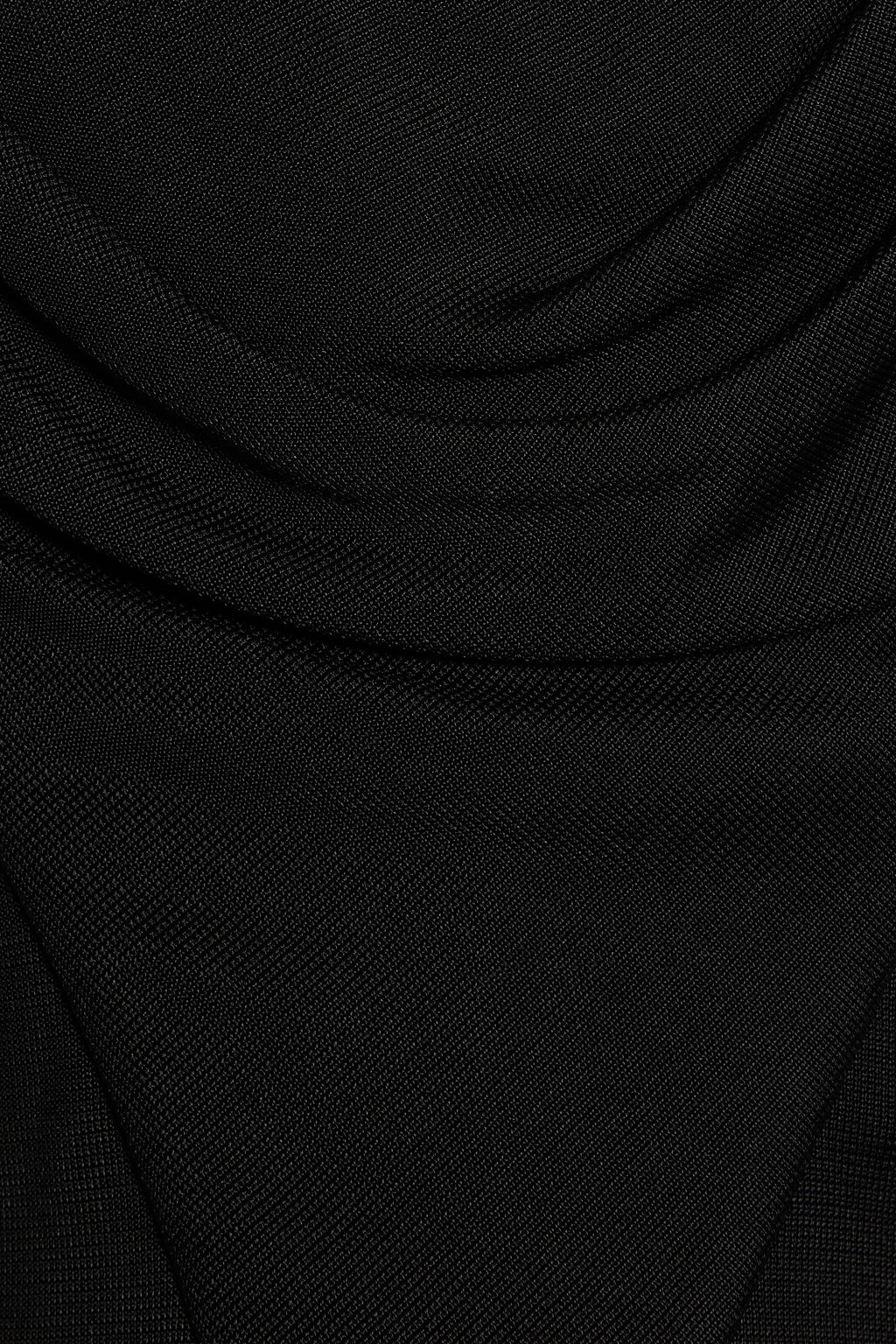 ALEXANDER WANG 드레이프 디테일 우븐 맥시 드레스