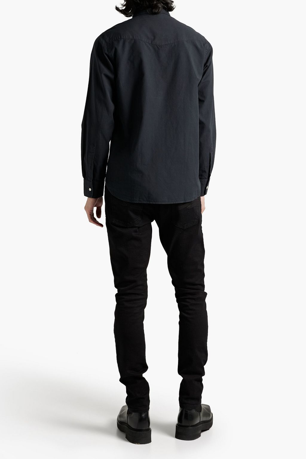 OFFICINE GÉNÉRALE Cotton-chambray shirt