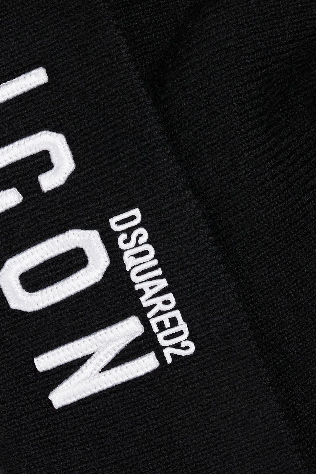 DSQUARED2 Icon appliquéd wool beanie