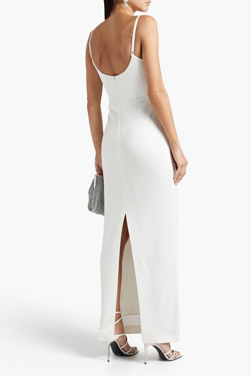 ALEXANDER WANG Draped woven maxi dress