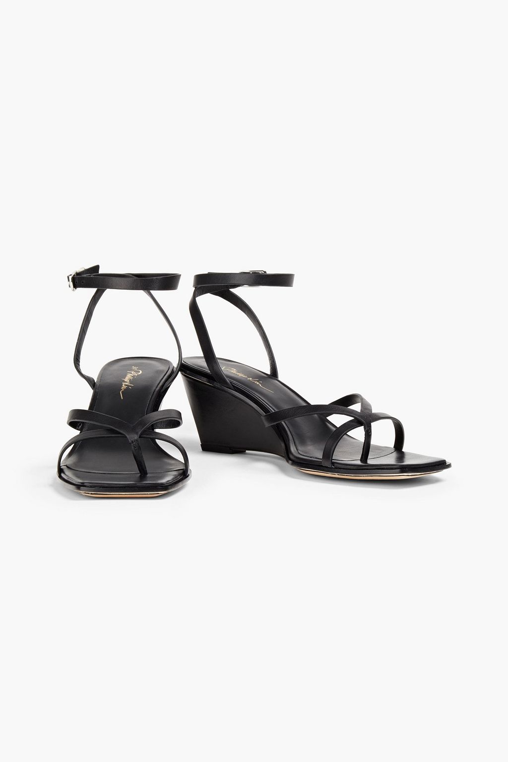 3.1 PHILLIP LIM Laura 60 leather wedge sandals