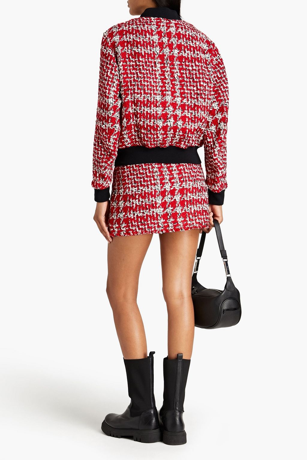 RAG & BONE Cruella wool-blend tweed bomber jacket