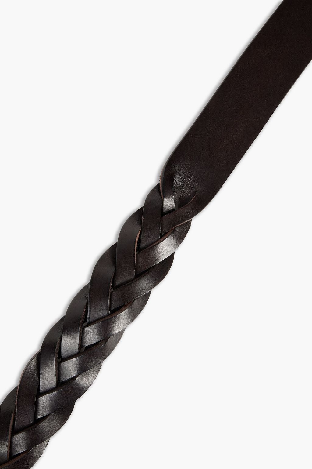 TOD'S Braided leather belt