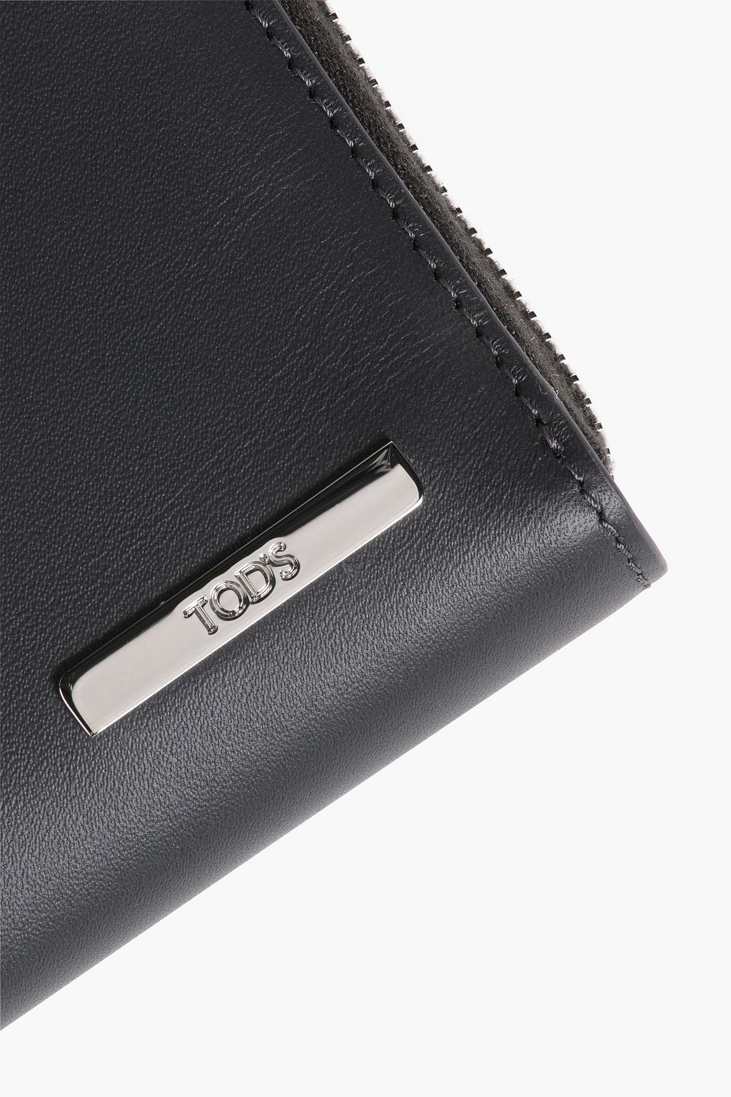 TOD'S Logo-appliquéd leather wallet
