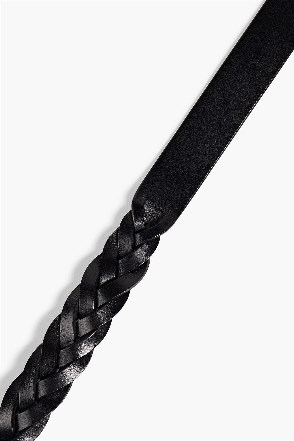 TOD'S Braided leather belt