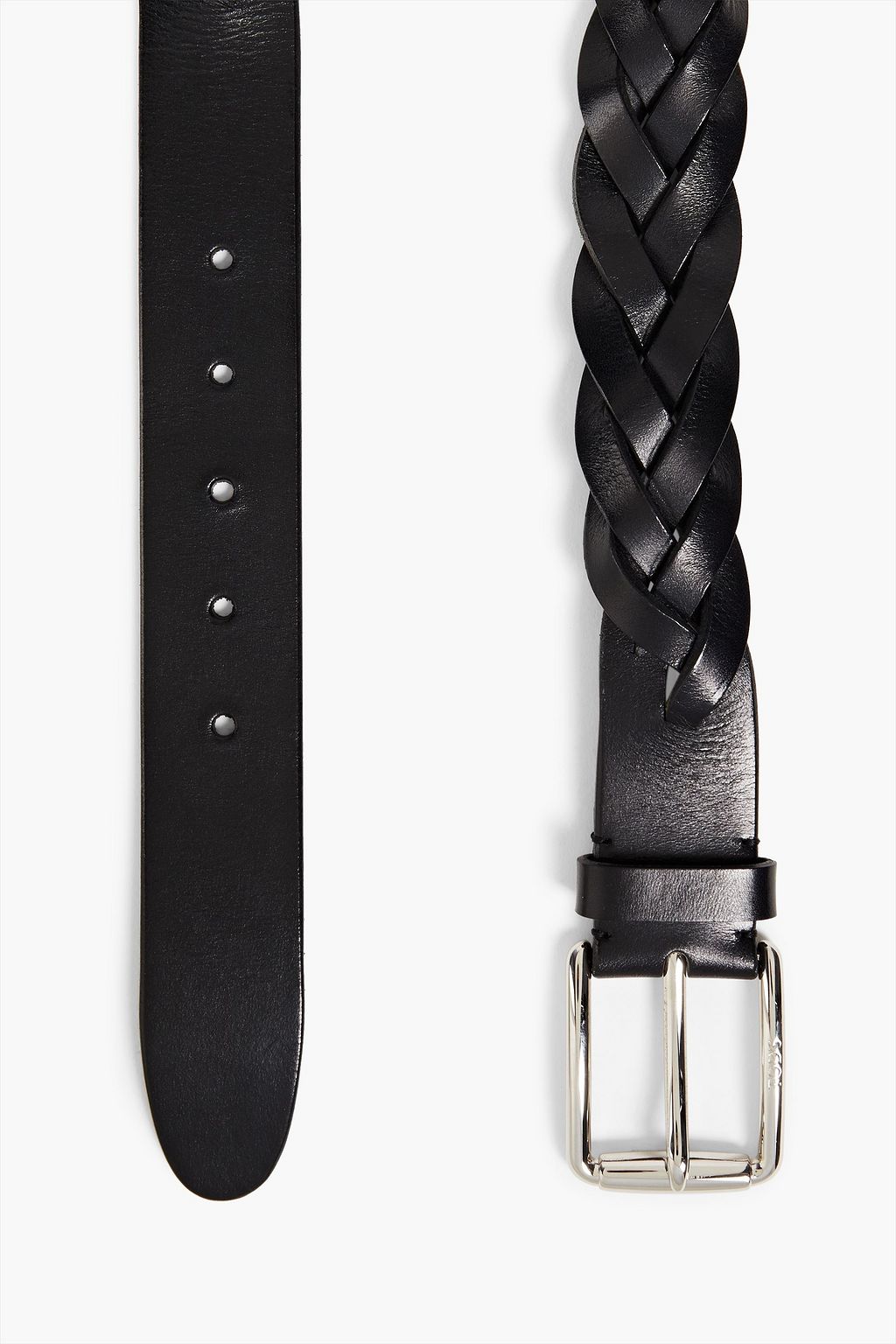 TOD'S Braided leather belt
