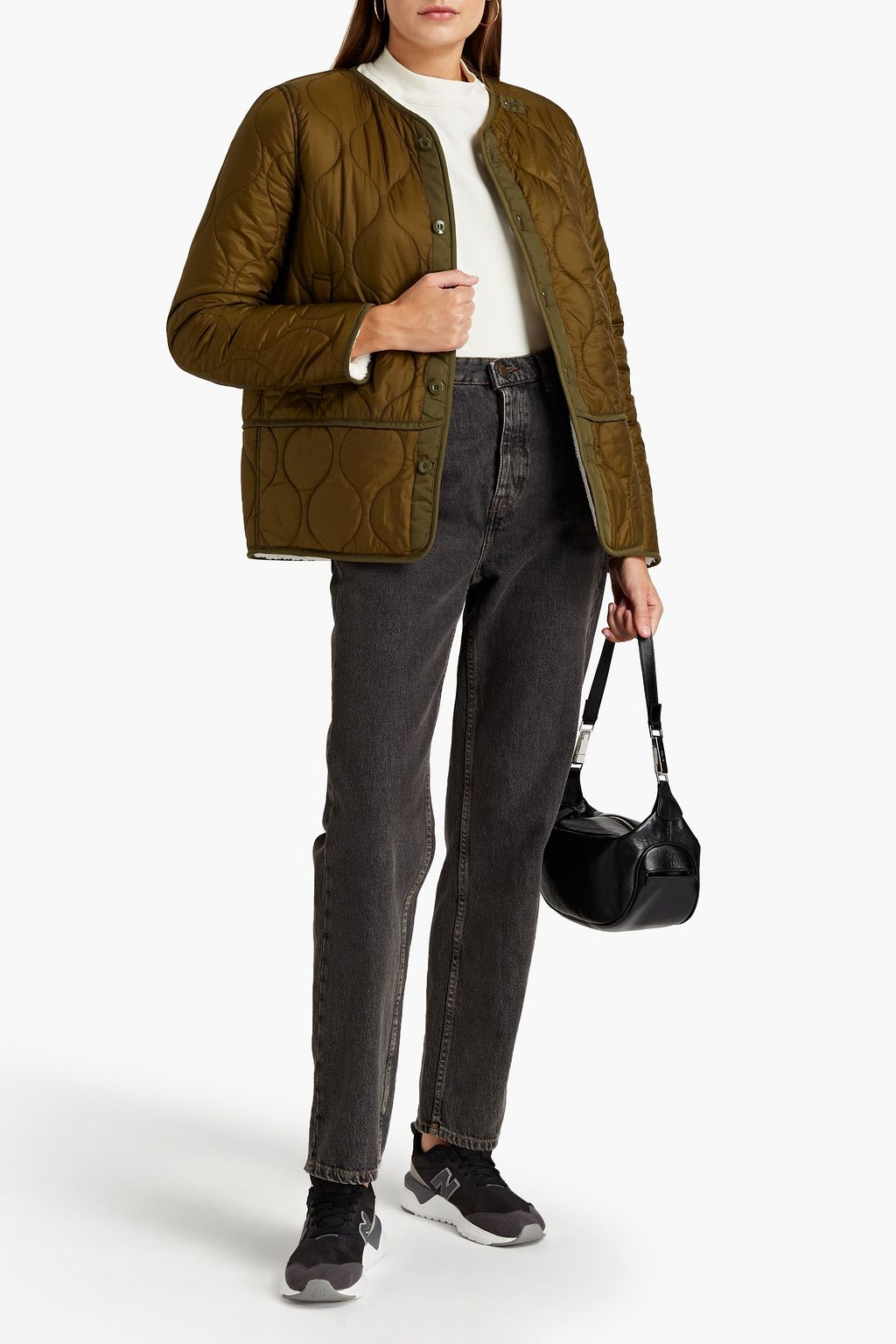 MOTHER Quilted shell jacket