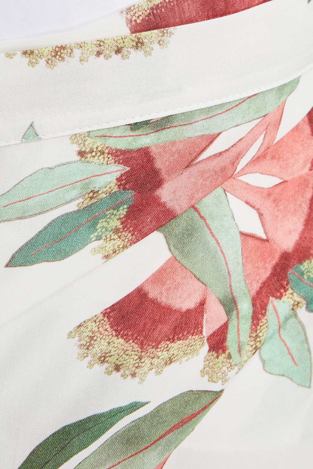 VIX PAULA HERMANNY Floral-print woven pareo