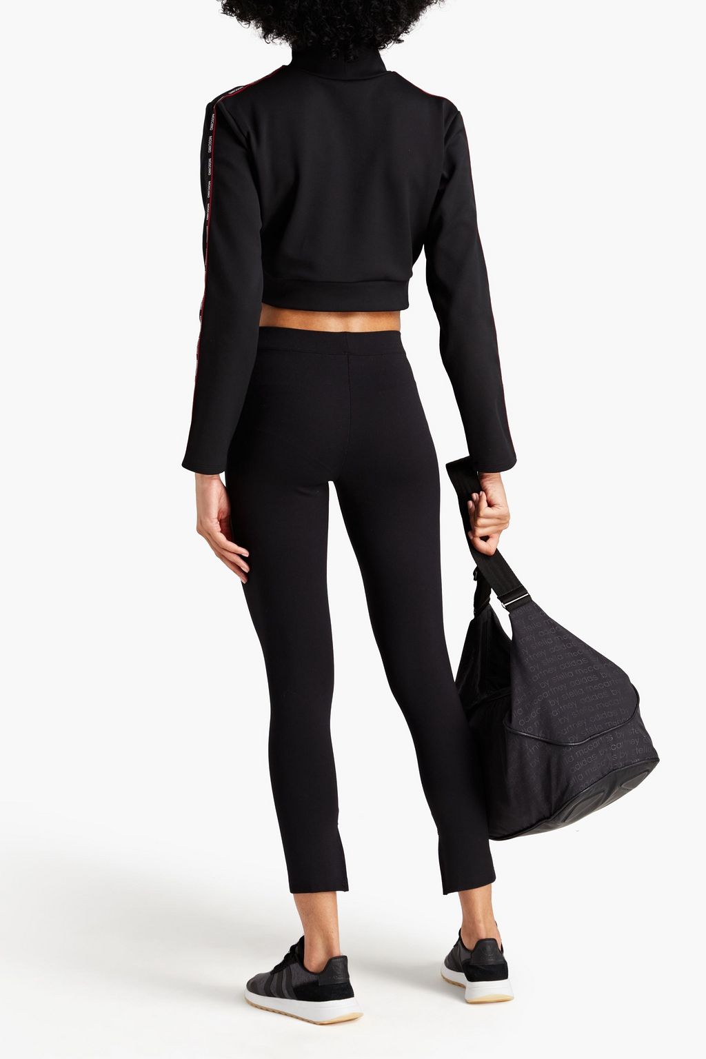 MOSCHINO Tote Bag aus Narbenleder