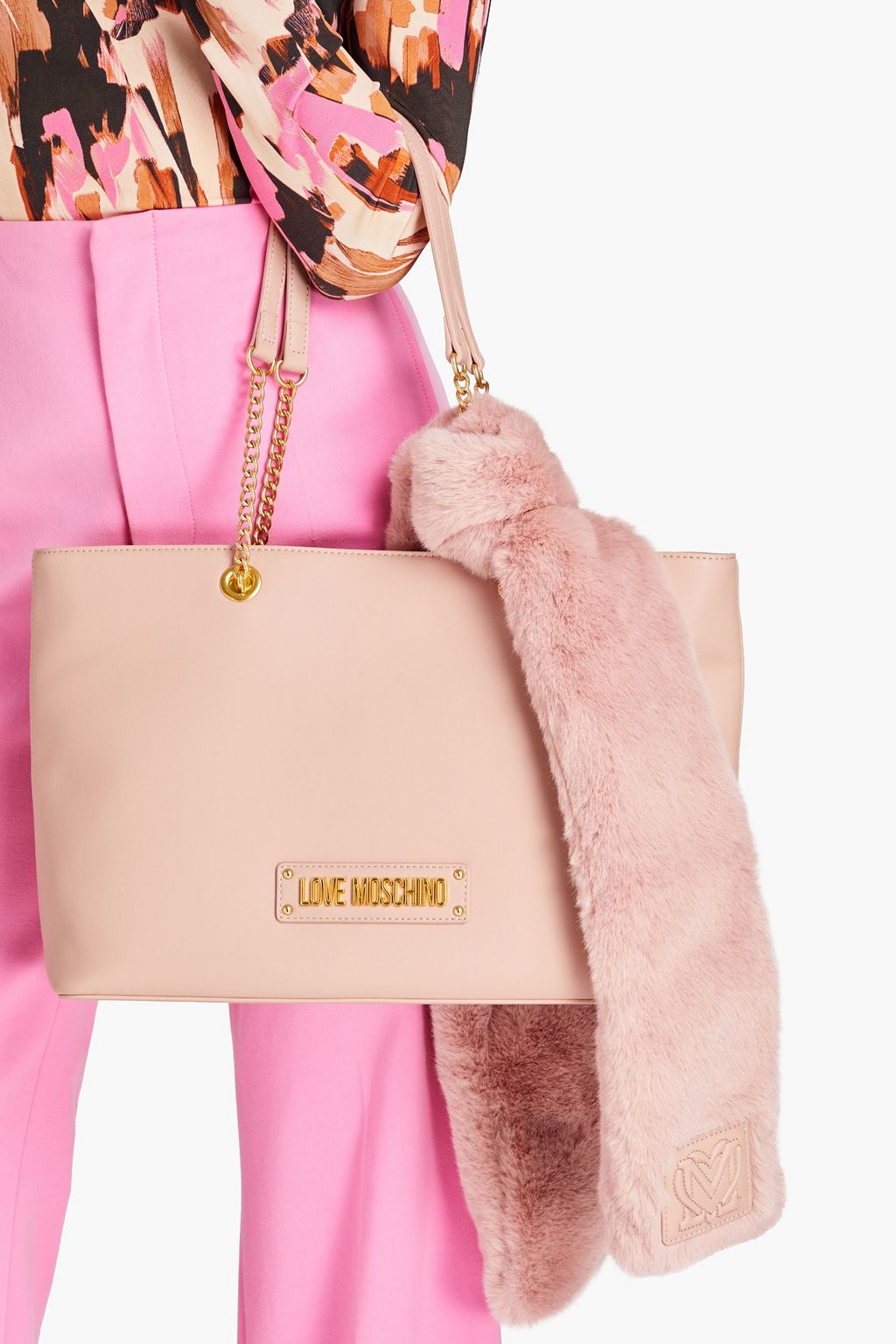 LOVE MOSCHINO Faux leather tote THE