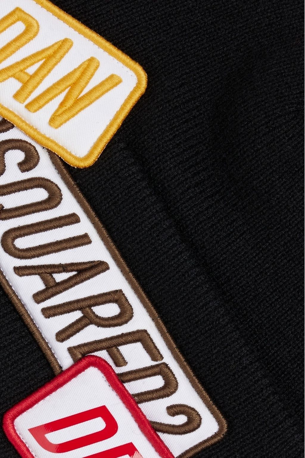 DSQUARED2 Appliquéd wool beanie