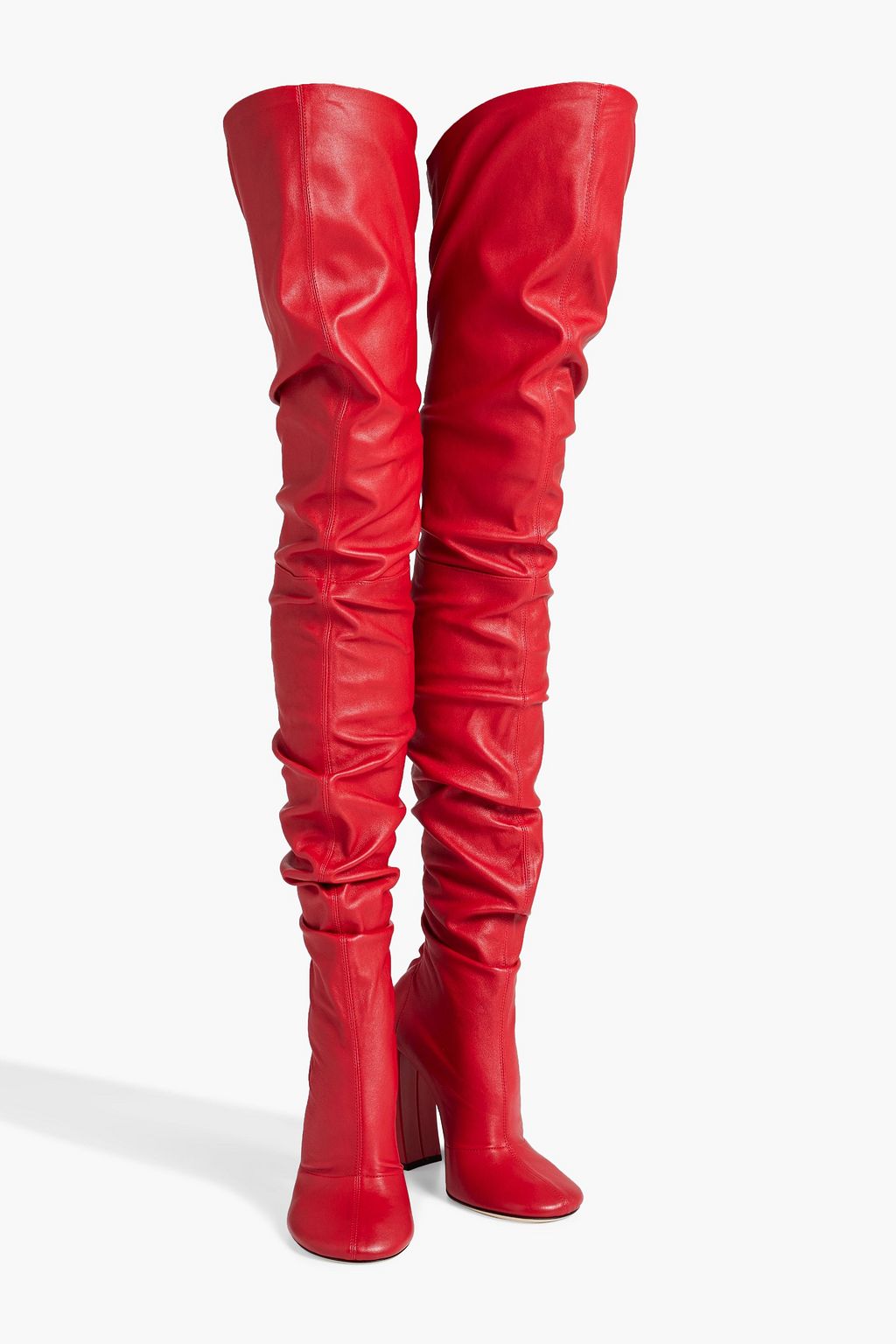 VICTORIA BECKHAM Leather overtheknee boots THE