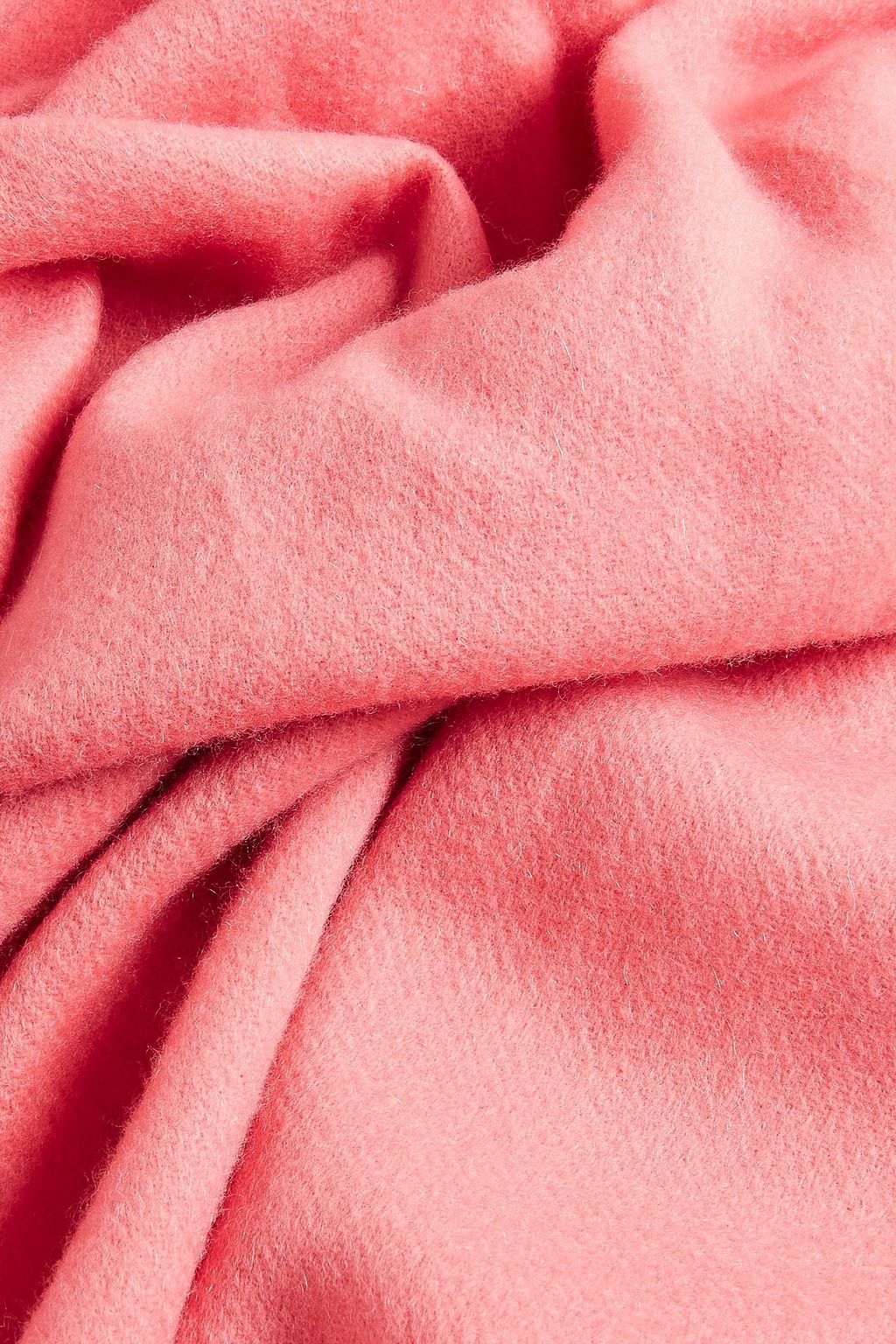 SANDRO Brushed wool and cashmere-blend felt scarf