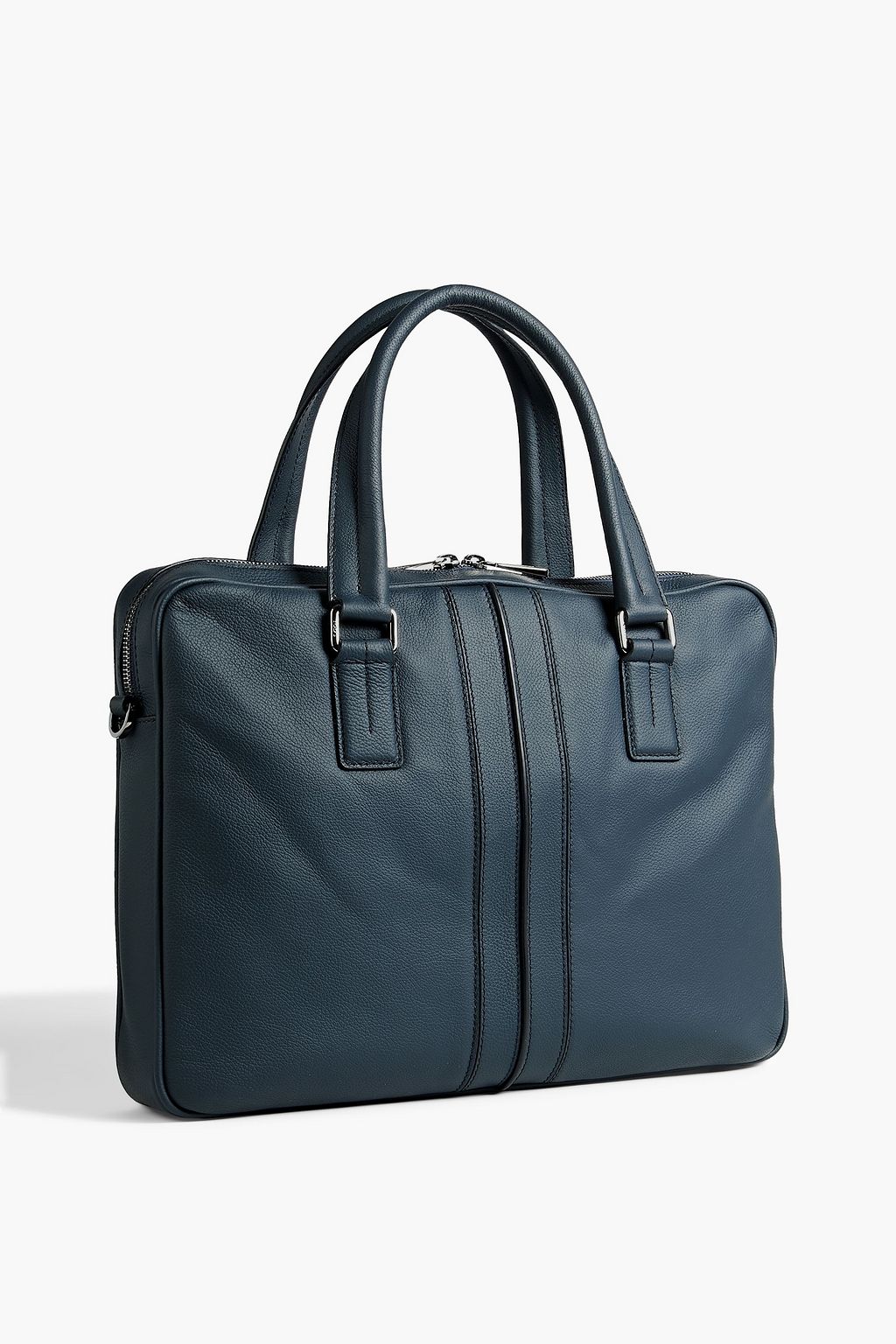 TOD'S Textured-leather briefcase