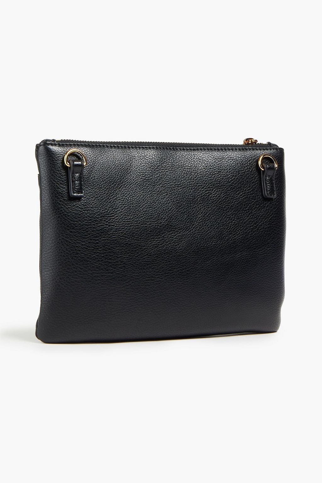 LOVE MOSCHINO Chain-embellished faux leather shoulder bag