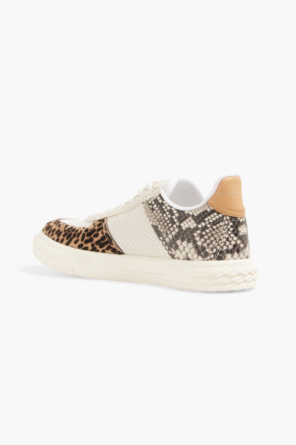 Sale Giuseppe Zanotti Blabber パイソン Print スニーカー Blackeyedpeacolorado Com