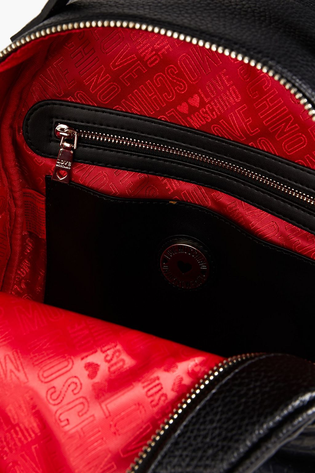 LOVE MOSCHINO Croc-effect backpack