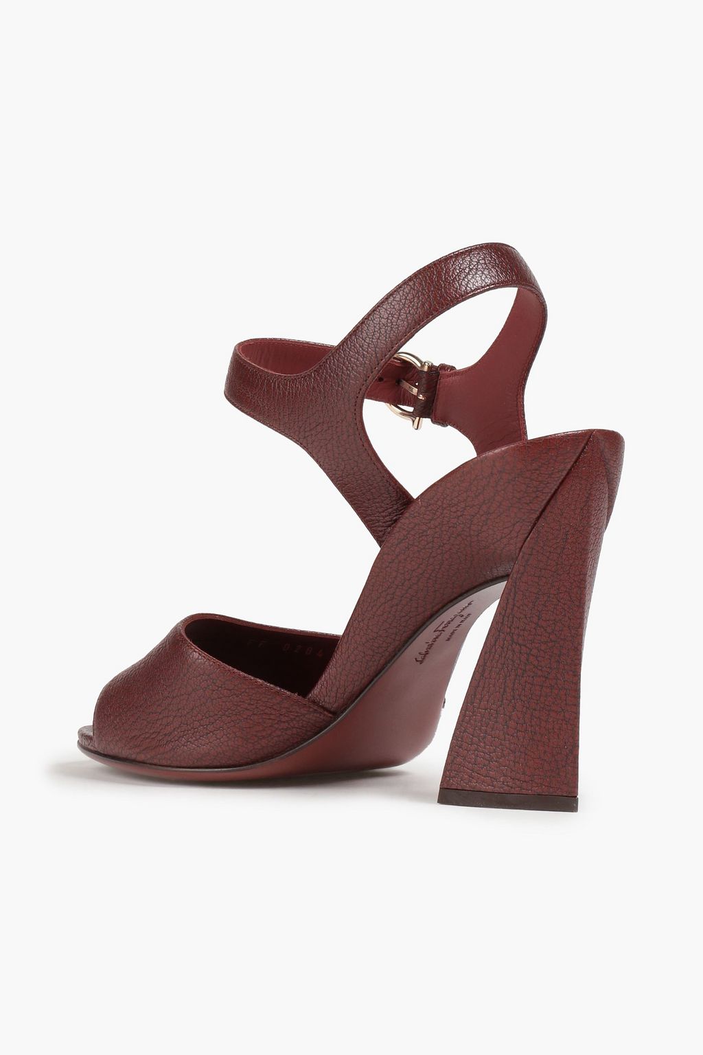 FERRAGAMO Aede textured-leather sandals