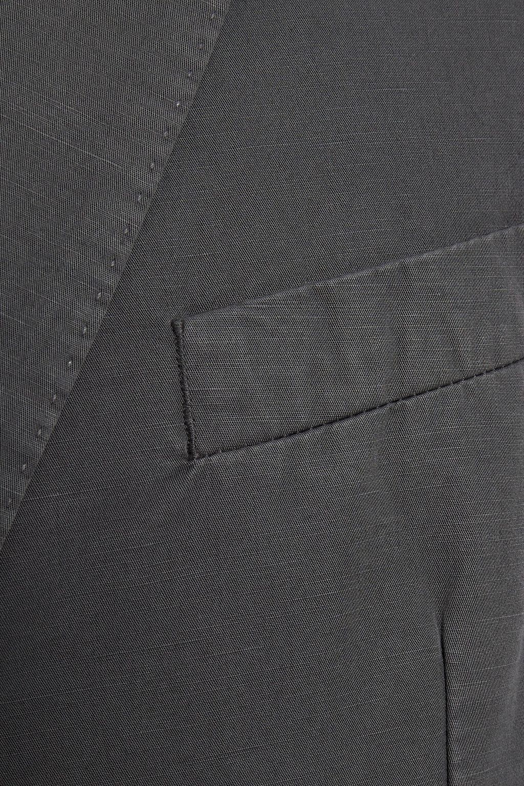 OFFICINE GÉNÉRALE 375 faded cotton and linen-blend blazer