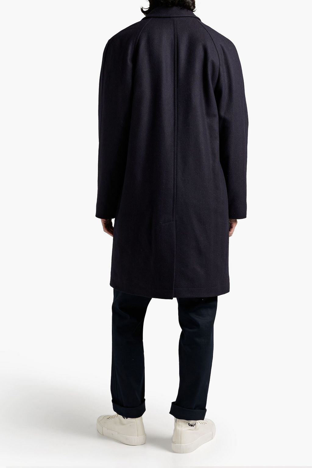 OFFICINE GÉNÉRALE Arthur herringbone wool coat