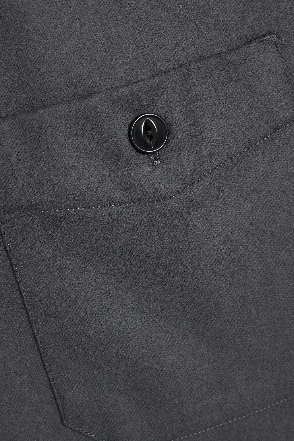 OFFICINE GÉNÉRALE Wool-flannel overshirt
