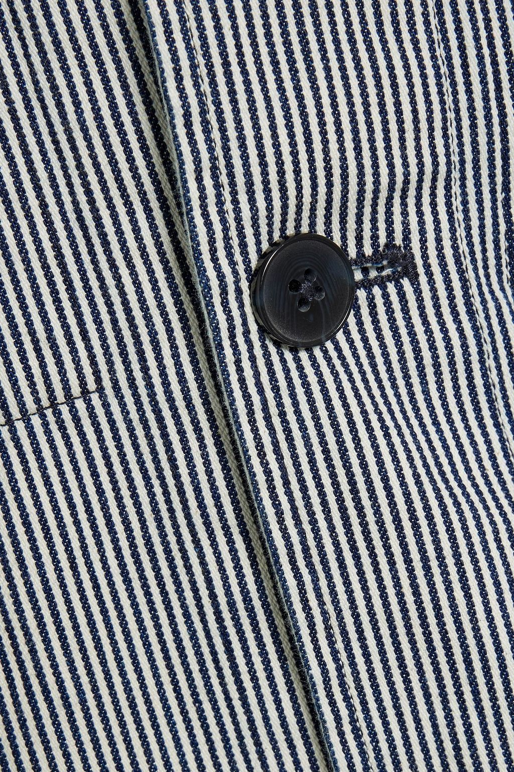 OFFICINE GÉNÉRALE Chore striped cotton-twill jacket