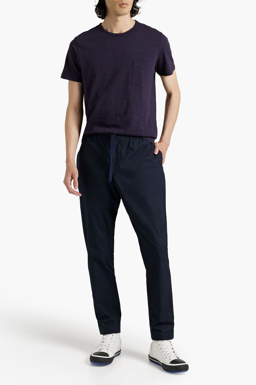 OFFICINE GÉNÉRALE Slub cotton-jersey T-shirt