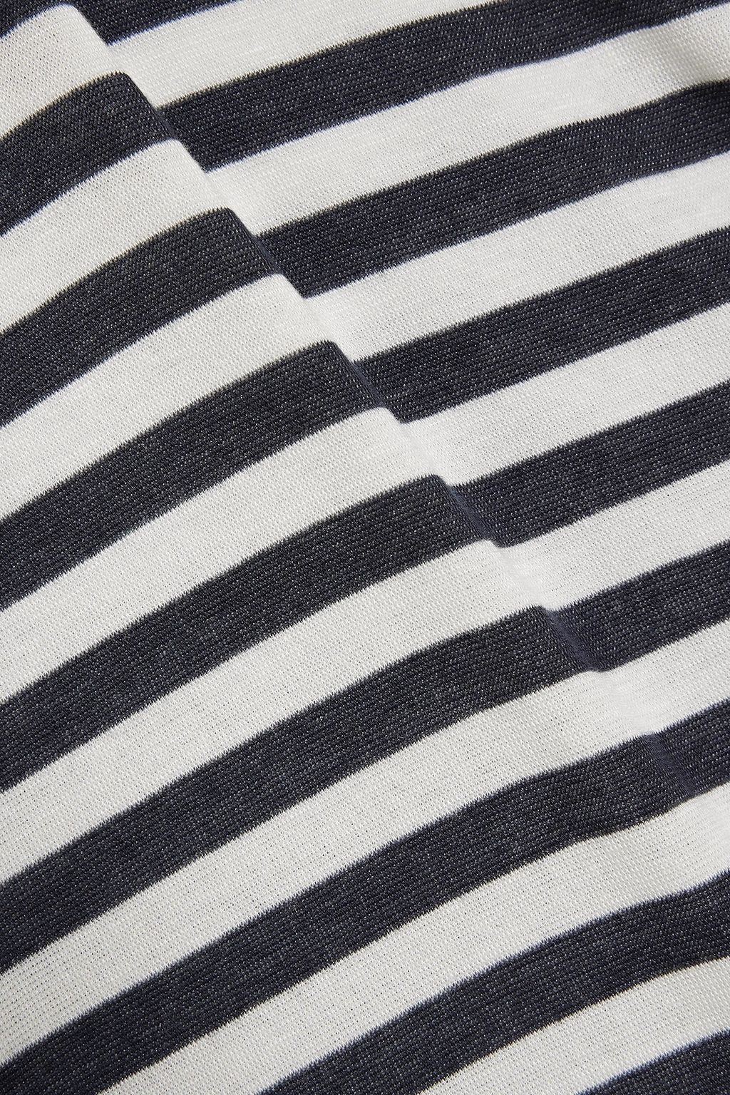 OFFICINE GÉNÉRALE Striped Lyocell-blend jersey T-shirt