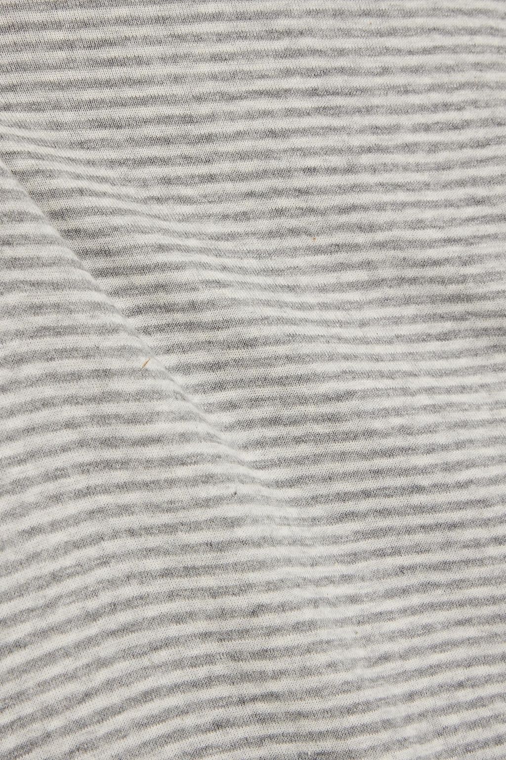 OFFICINE GÉNÉRALE Striped mélange cotton-jersey T-shirt