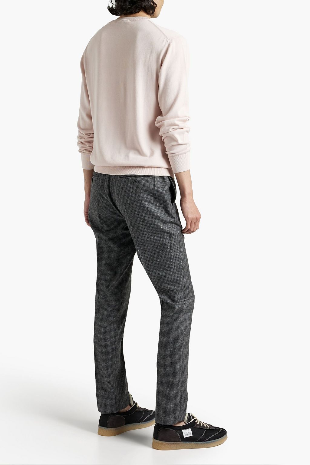 OFFICINE GÉNÉRALE Paul slim-fit houndstooth wool pants