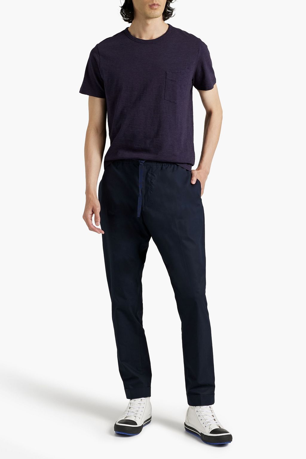OFFICINE GÉNÉRALE Phil organic cotton-poplin drawstring pants