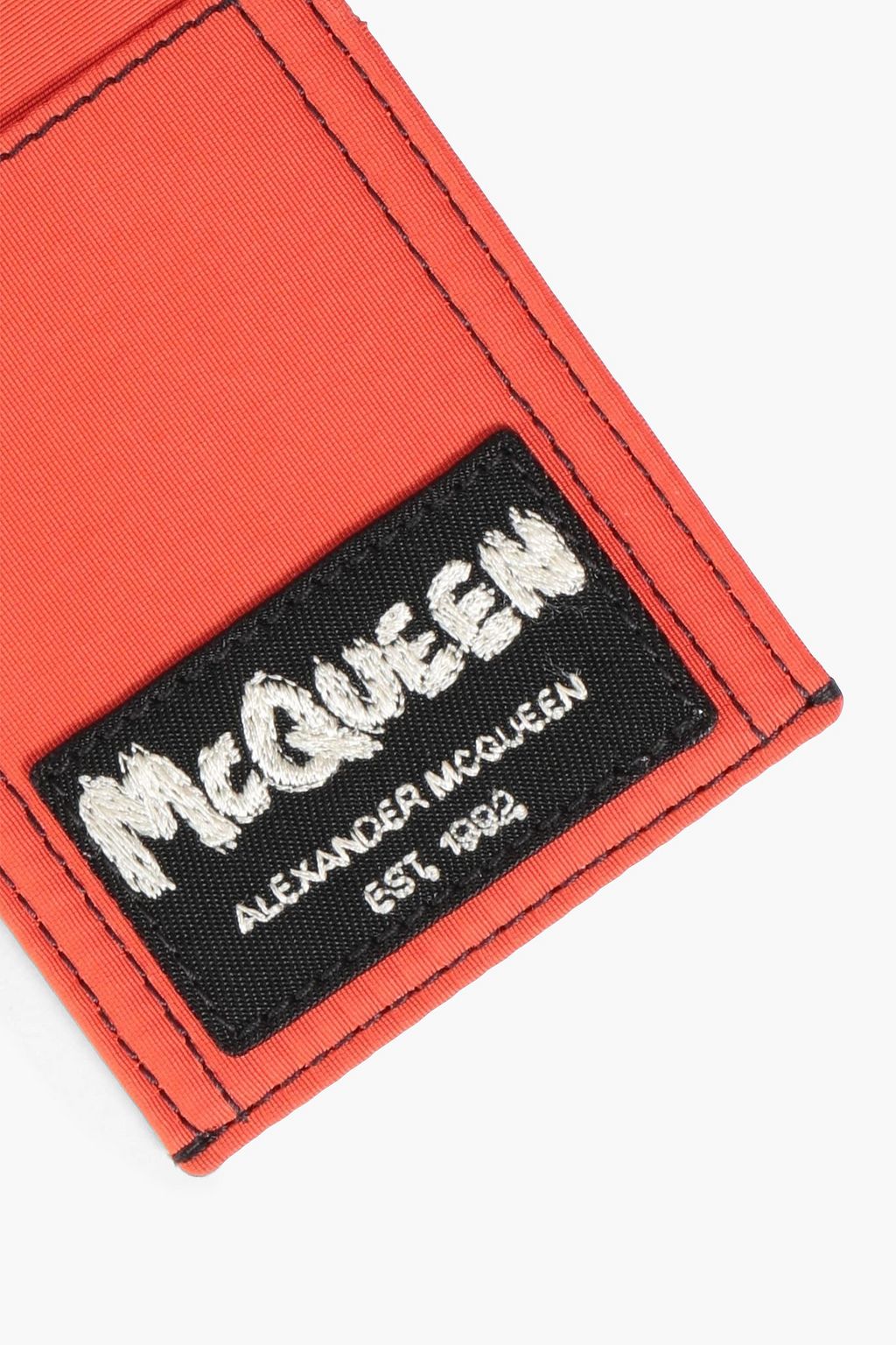 ALEXANDER MCQUEEN Appliquéd nylon cardholder