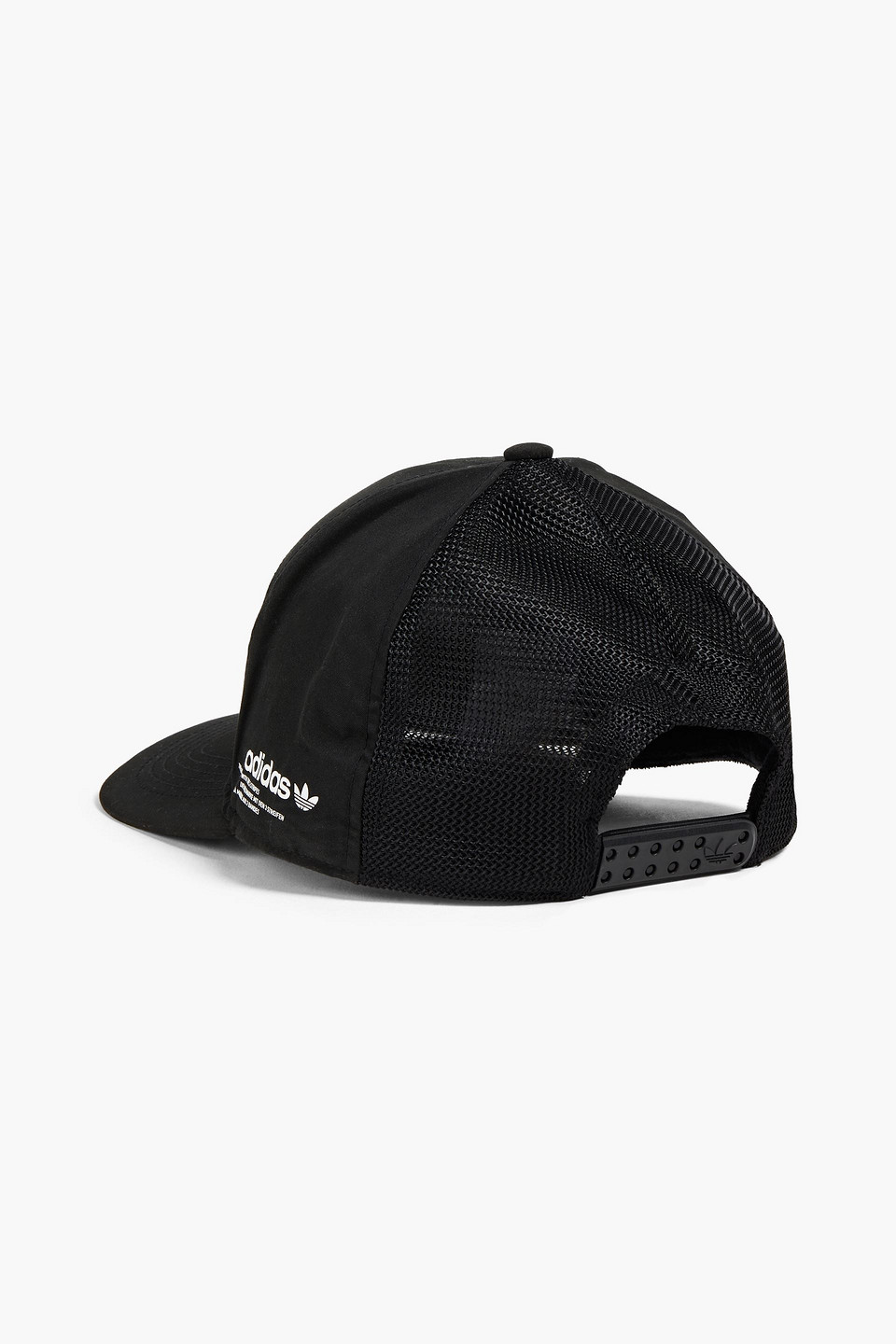 Adidas Originals Logo-embroidered Woven Baseball Cap In Black