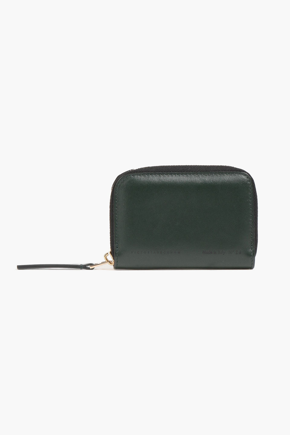 Victoria Beckham Leather Wallet In Black