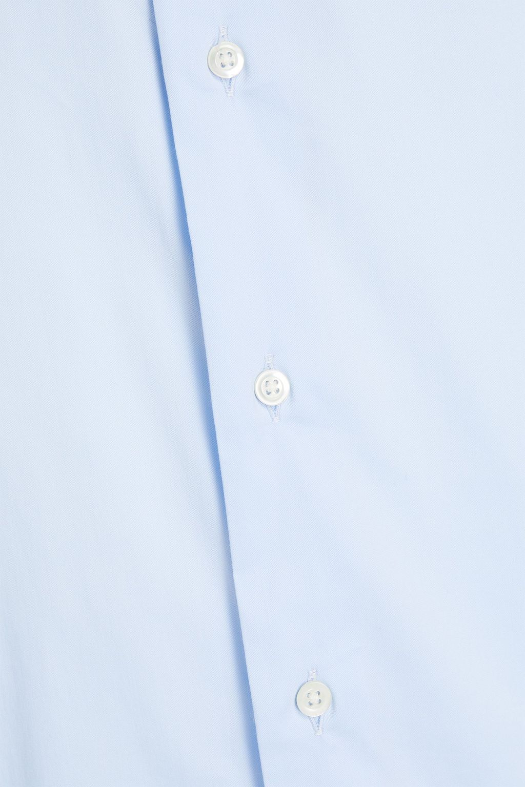 EMPORIO ARMANI Cotton-blend poplin shirt