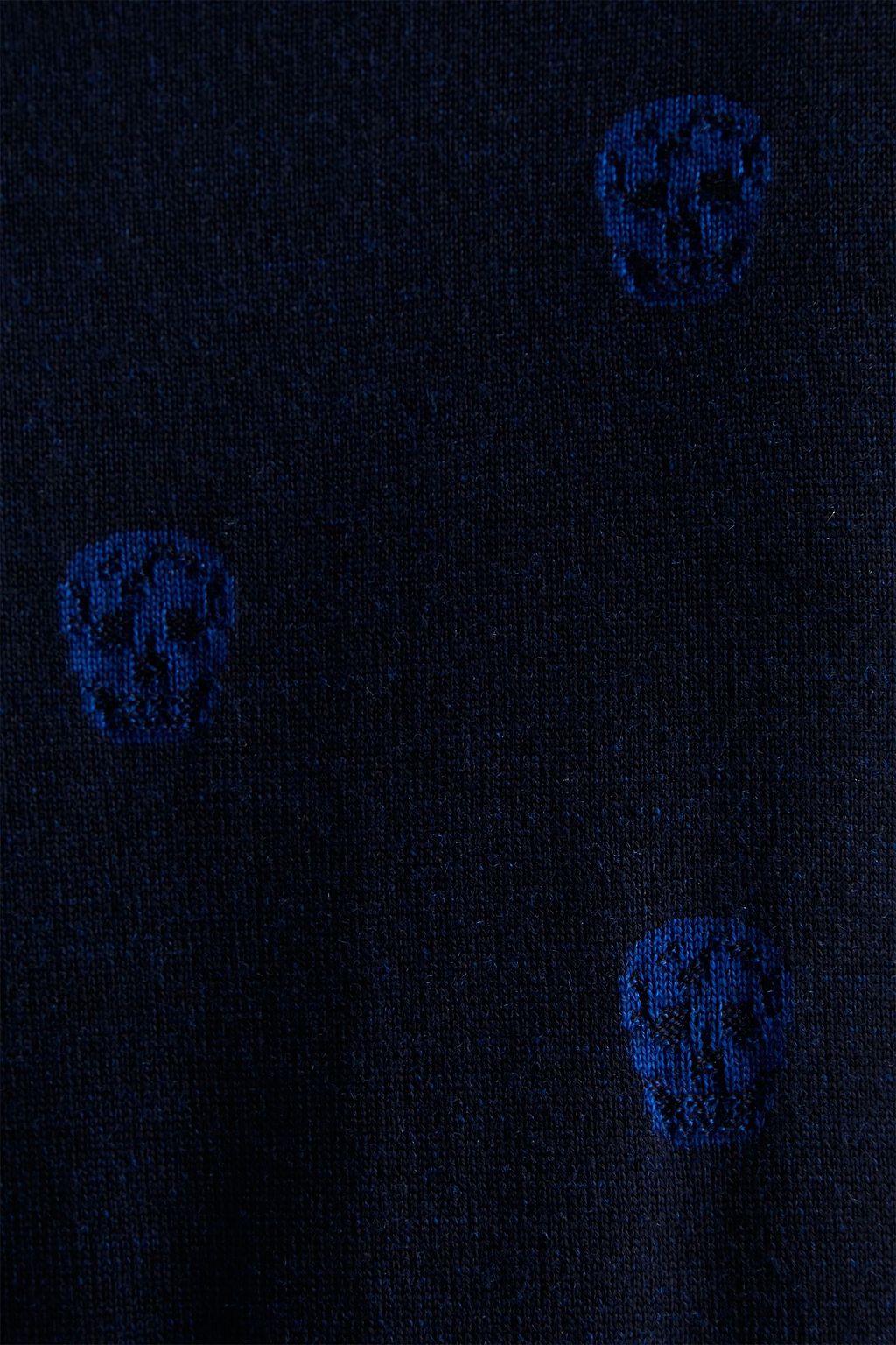 ALEXANDER MCQUEEN Jacquard-knit wool sweater