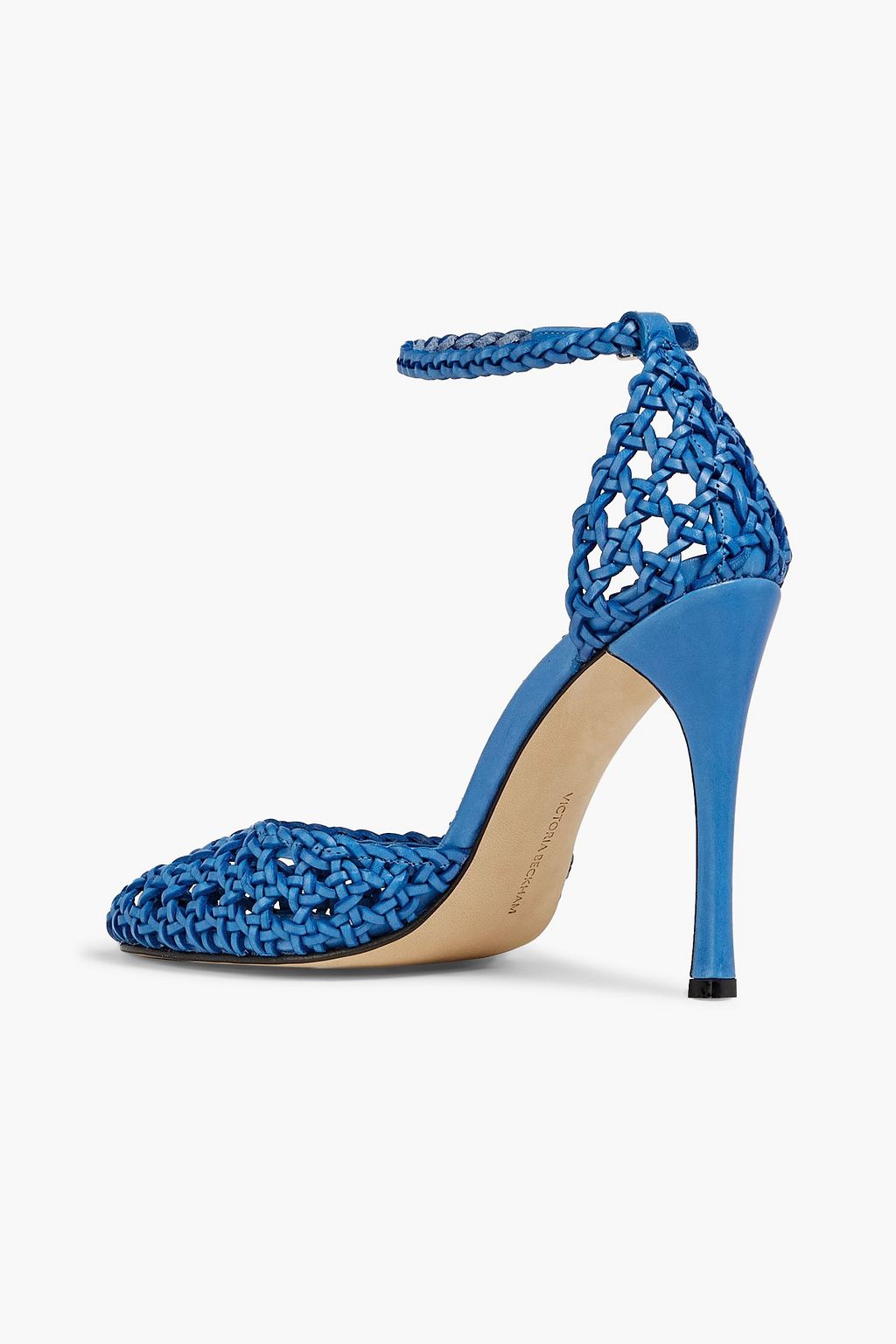 VICTORIA BECKHAM Jessica woven leather pumps