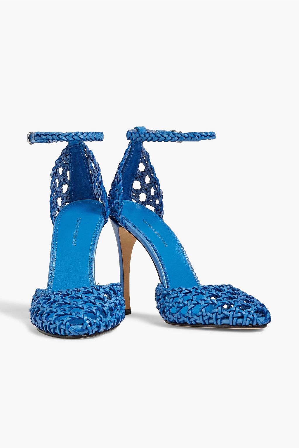 VICTORIA BECKHAM Jessica woven leather pumps