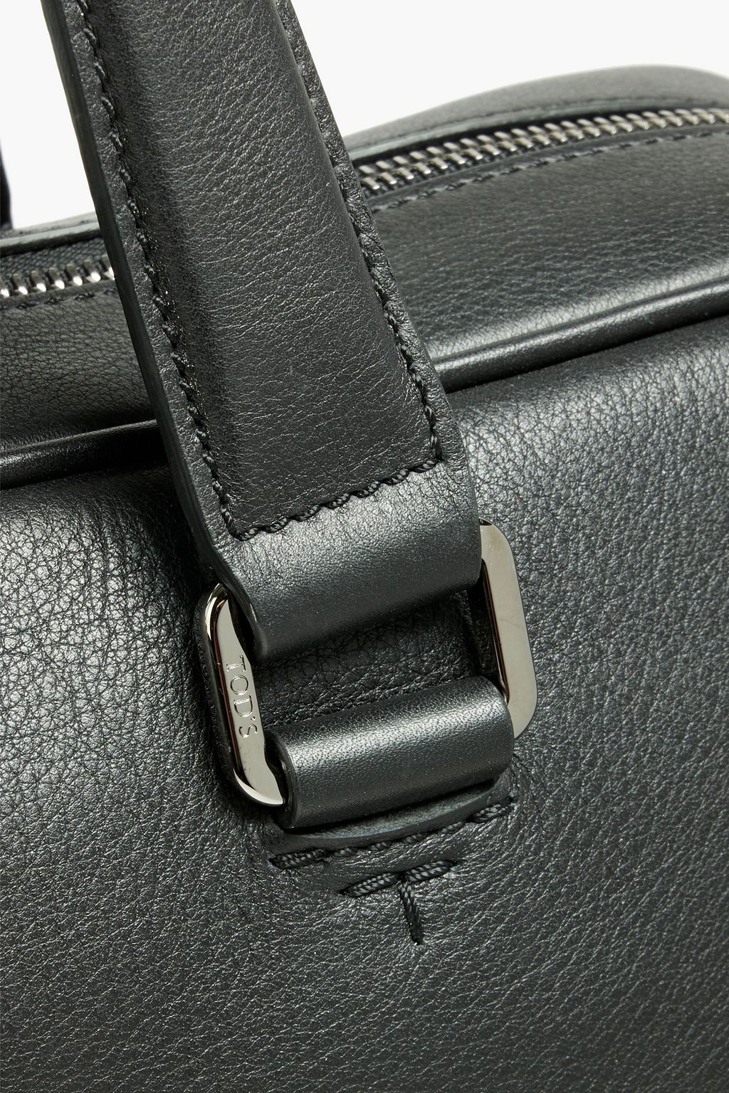 TOD'S Pebbled-leather briefcase