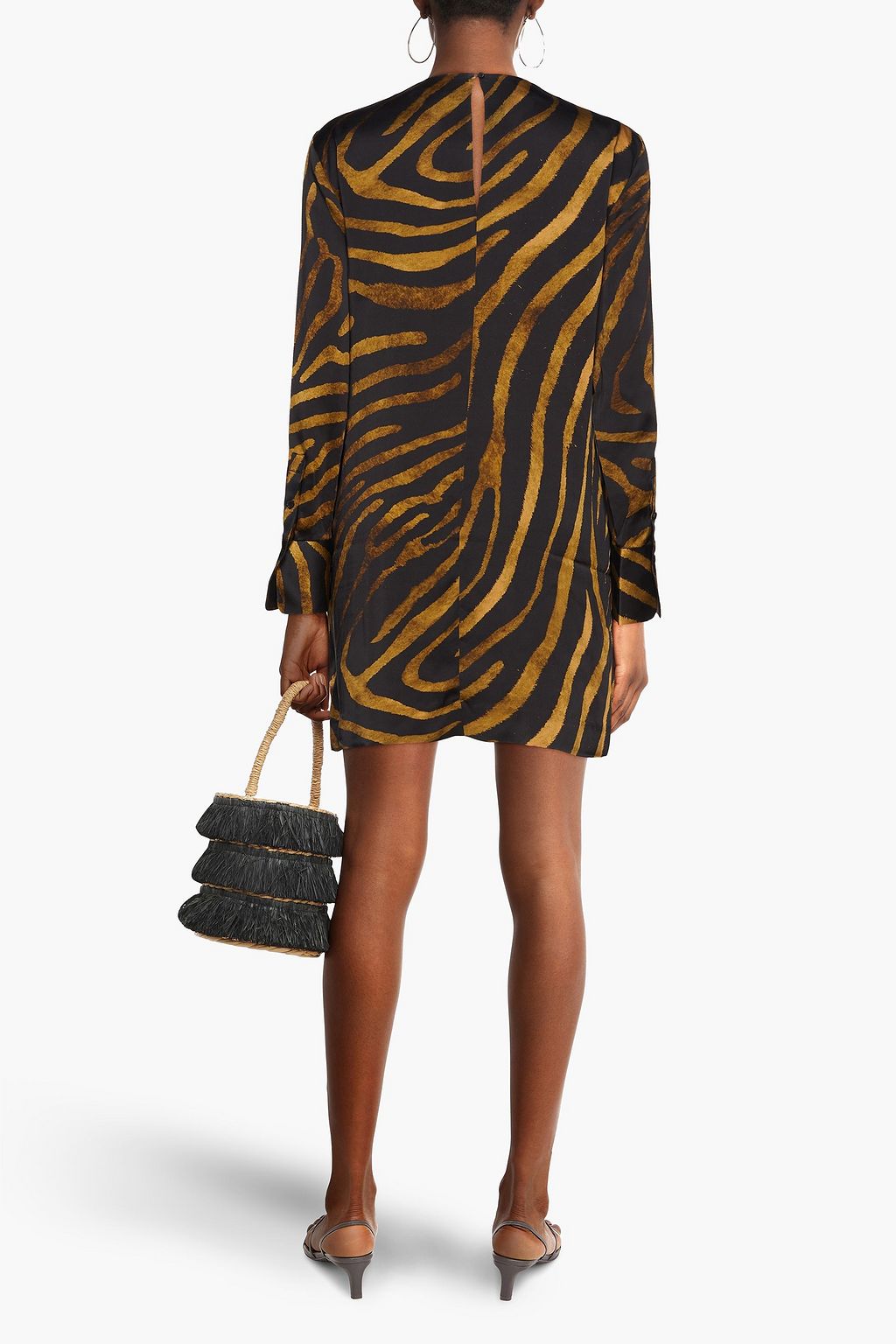 EQUIPMENT Nadaleine zebraprint silk mini dress THE