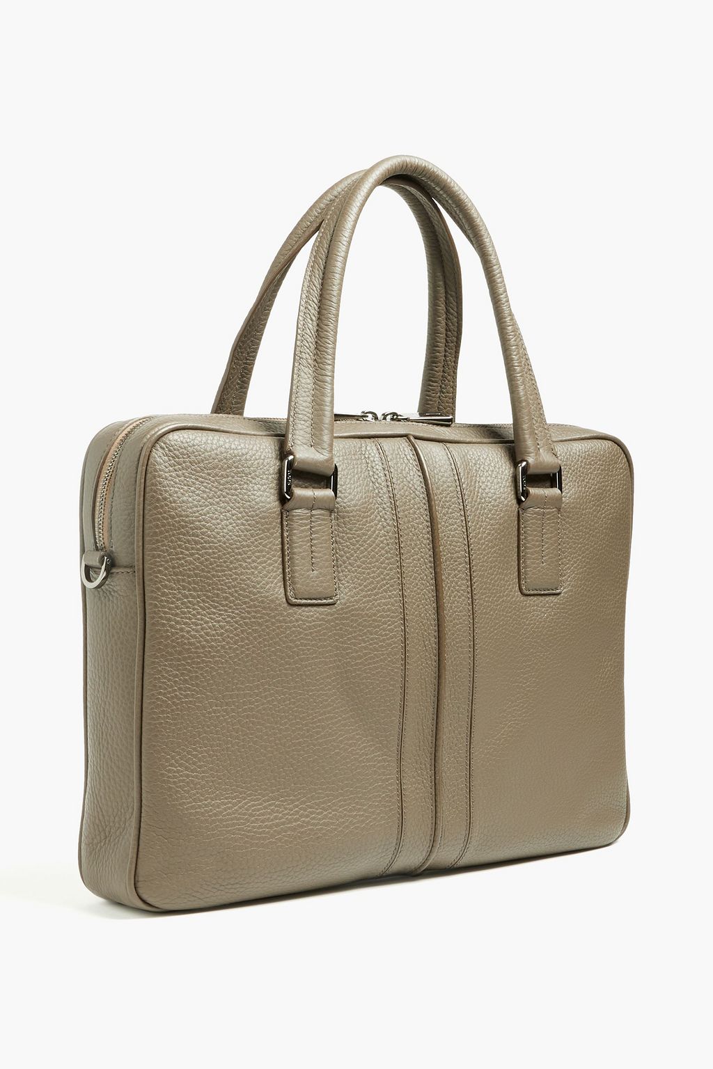 TOD'S Pebbled-leather briefcase