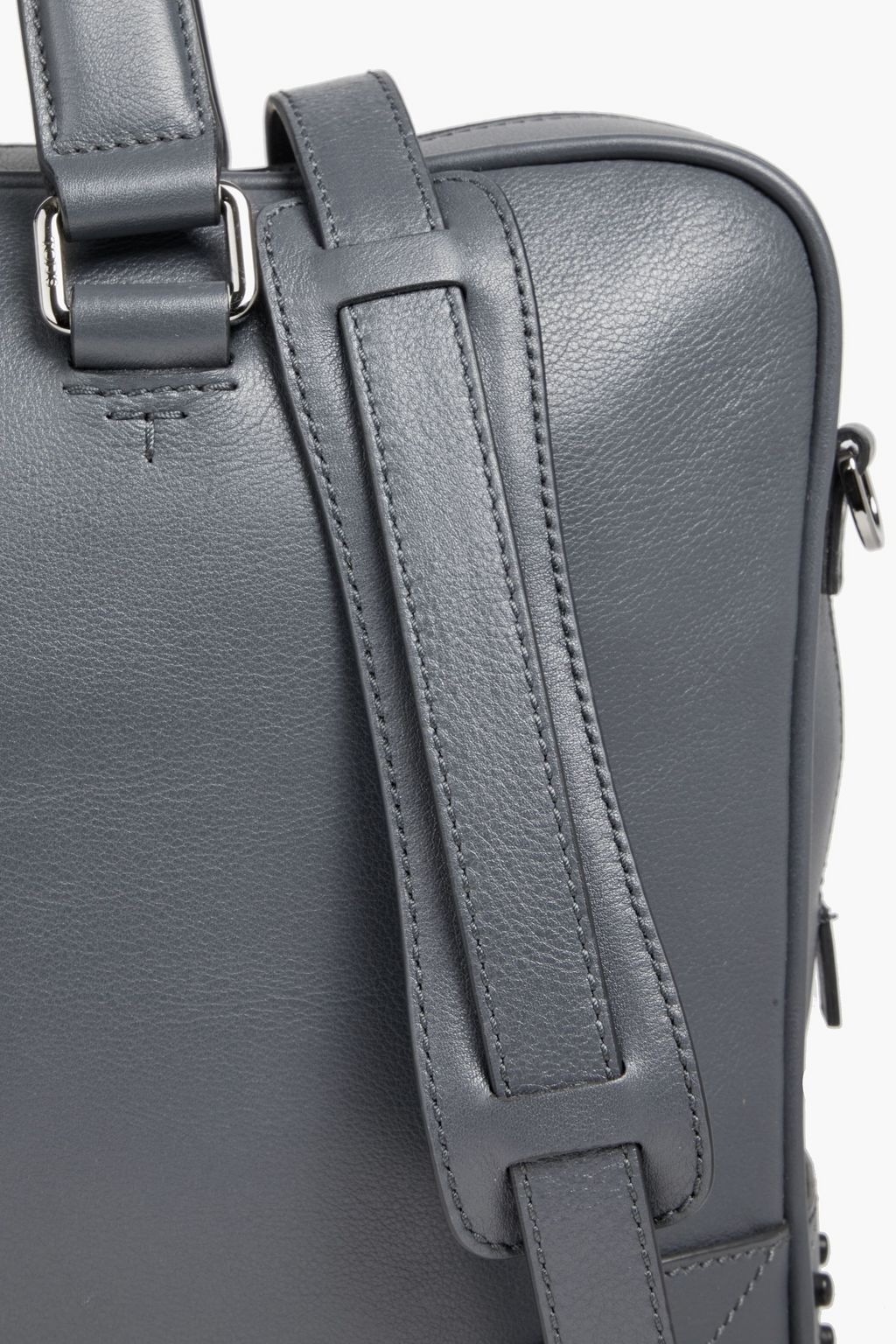 TOD'S Pebbled-leather briefcase