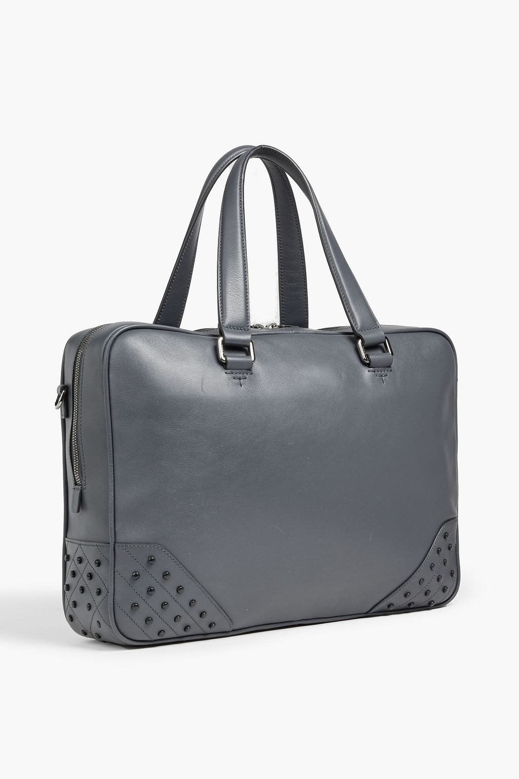 TOD'S Pebbled-leather briefcase