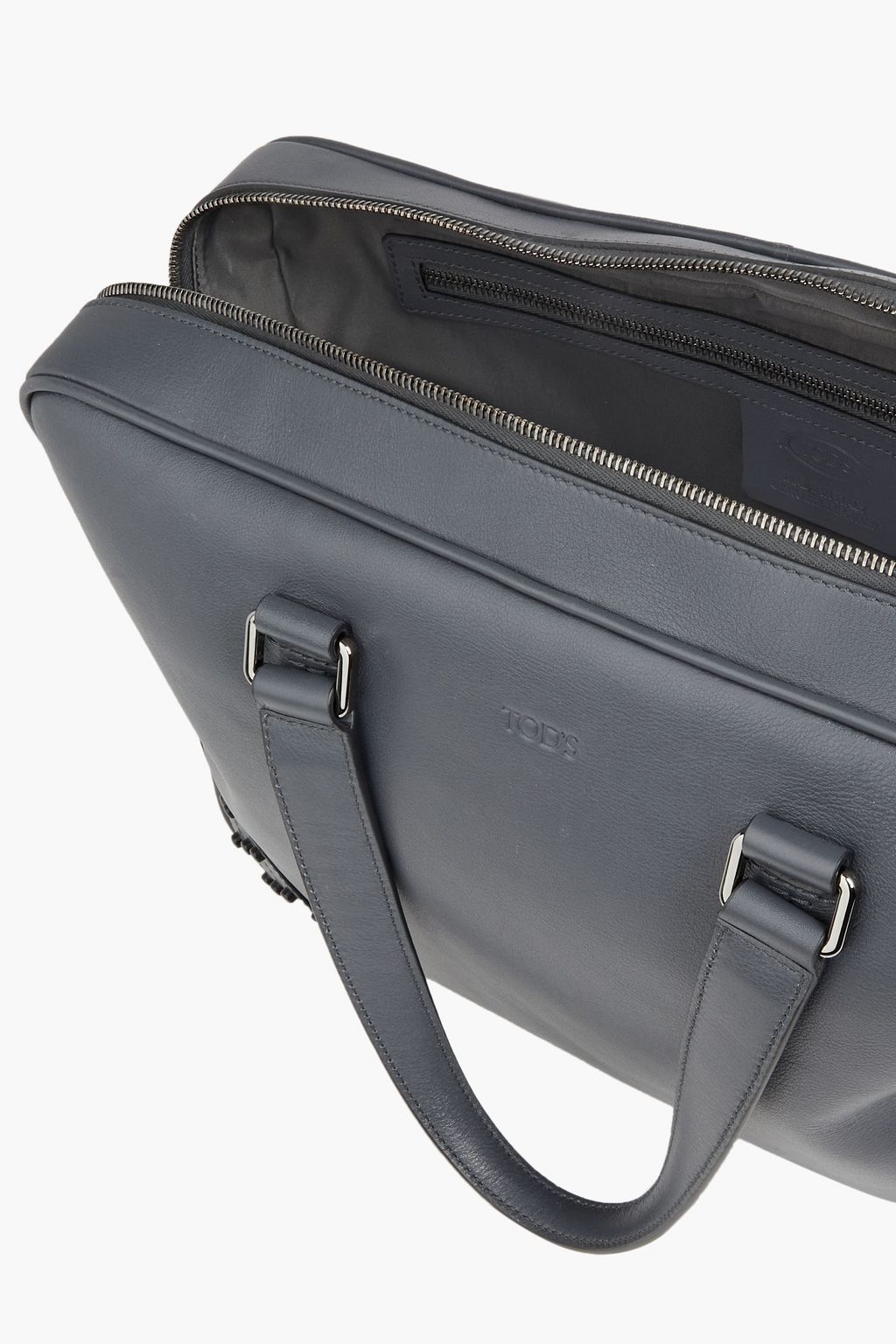TOD'S Pebbled-leather briefcase