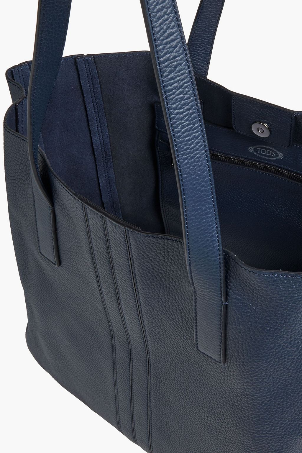 TOD'S Pebbled-leather tote