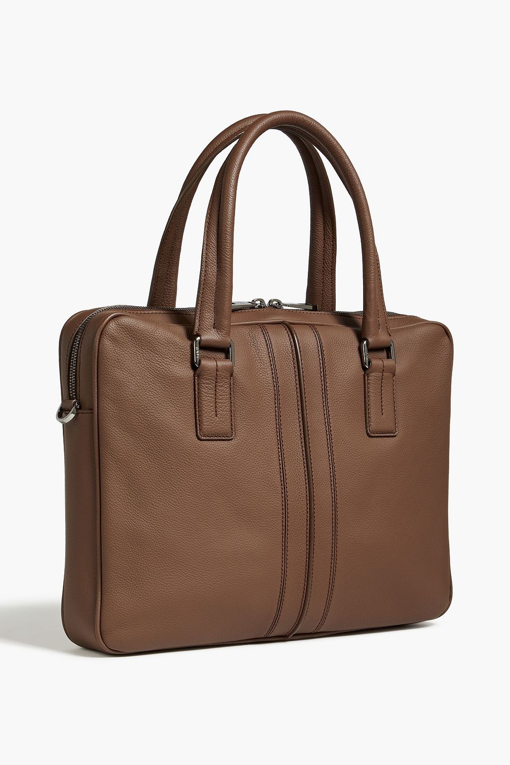 TOD'S Pebbled-leather briefcase