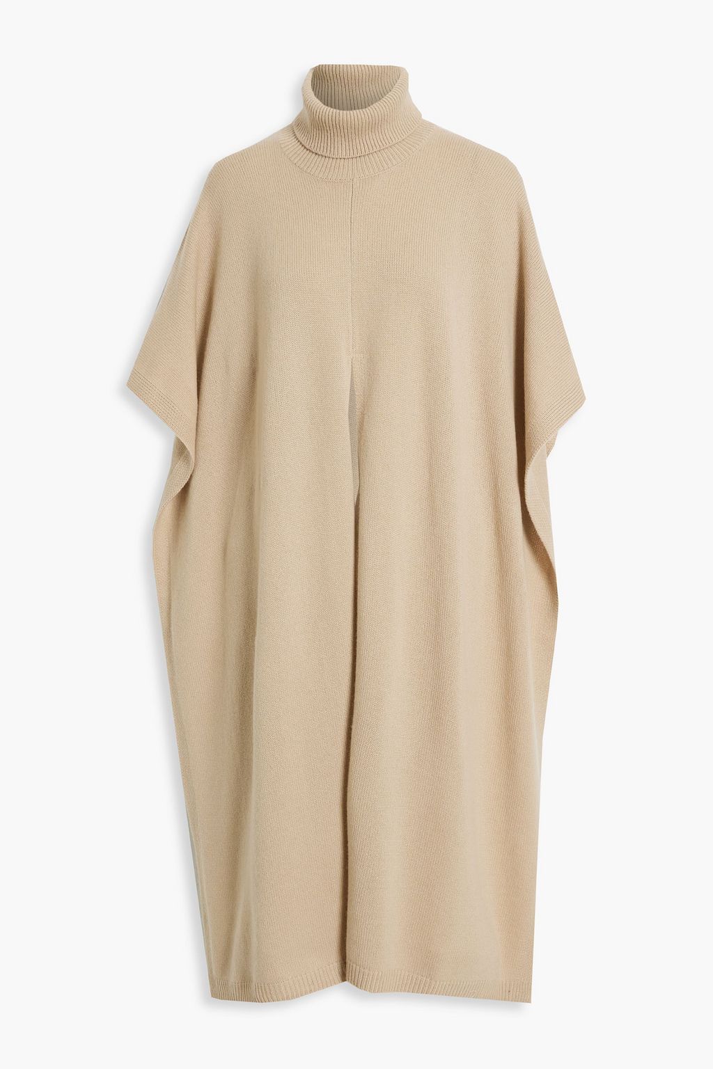 cashmere turtleneck poncho