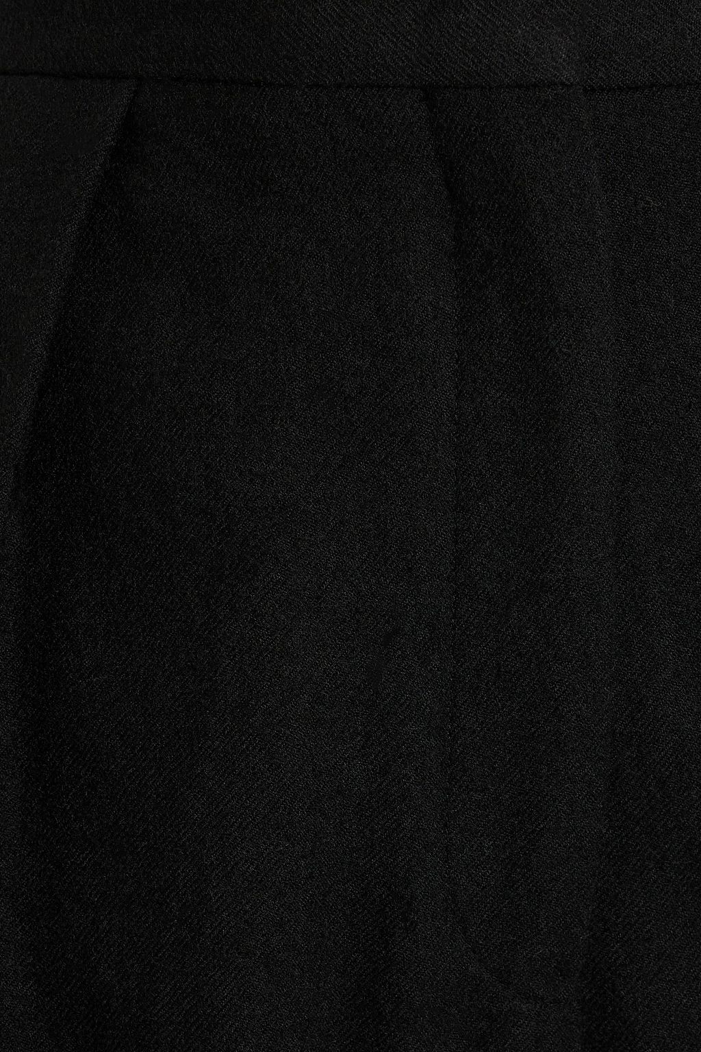 JIL SANDER 플리츠 디테일 울 트윌 스트레이트 레그 팬츠